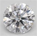 Lab Created Diamond 2.29 Carats, Round with ideal Cut, D Color, vvs2 Clarity and Certified by IGI