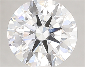 Picture of Lab Created Diamond 2.06 Carats, Round with ideal Cut, D Color, vs1 Clarity and Certified by IGI