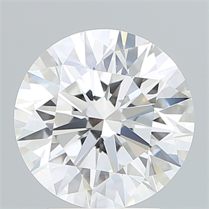 Foto Del inventario de diamantes de laboratorio, 3.09 quilates, Redondo , Color E, claridad VVS2 y certificado IGI de