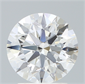 Lab Created Diamond 2.25 Carats, Round with Ideal Cut, F Color, VVS2 Clarity and Certified by IGI