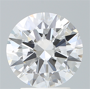 Picture of Lab Created Diamond 2.68 Carats, Round with Excellent Cut, E Color, VVS2 Clarity and Certified by IGI