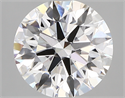 Lab Created Diamond 3.33 Carats, Round with excellent Cut, F Color, vs1 Clarity and Certified by GIA
