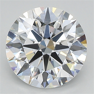 Picture of Lab Created Diamond 2.54 Carats, Round with ideal Cut, D Color, vs1 Clarity and Certified by IGI