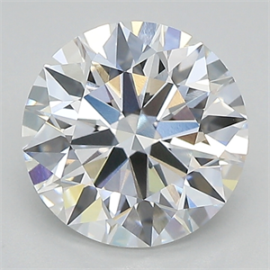 Picture of Lab Created Diamond 2.25 Carats, Round with ideal Cut, E Color, vvs2 Clarity and Certified by IGI