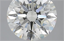 3.01 Carats, Round with Excellent Cut, J Color, VVS2 Clarity and Certified by GIA
