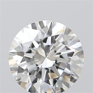 Picture of 0.51 Carats, Round with Excellent Cut, H Color, VVS2 Clarity and Certified by GIA