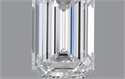 0.51 Carats, Emerald D Color, VVS1 Clarity and Certified by GIA