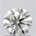 0.71 Carats, Round with Very Good Cut, J Color, VS1 Clarity and Certified by GIA