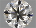 0.60 Carats, Round with Very Good Cut, K Color, VVS1 Clarity and Certified by GIA