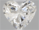 0.40 Carats, Heart H Color, VVS1 Clarity and Certified by GIA