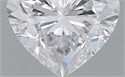 1.08 Carats, Heart D Color, VVS1 Clarity and Certified by GIA