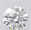 0.51 Carats, Round with Excellent Cut, E Color, SI1 Clarity and Certified by GIA