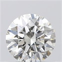 0.51 Carats, Round with Excellent Cut, H Color, VS2 Clarity and Certified by GIA