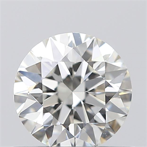 Picture of 0.51 Carats, Round with Excellent Cut, H Color, VS2 Clarity and Certified by GIA