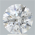Lab Created Diamond 2.64 Carats, Round with Ideal Cut, E Color, VVS2 Clarity and Certified by IGI