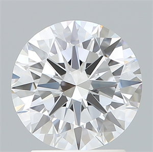 Picture of Lab Created Diamond 2.06 Carats, Round with Excellent Cut, D Color, VVS1 Clarity and Certified by IGI