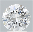 Lab Created Diamond 2.00 Carats, Round with Excellent Cut, D Color, VVS1 Clarity and Certified by IGI
