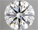 Lab Created Diamond 5.56 Carats, Round with ideal Cut, H Color, vs1 Clarity and Certified by IGI