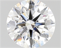 Lab Created Diamond 2.65 Carats, Round with ideal Cut, D Color, vvs2 Clarity and Certified by IGI