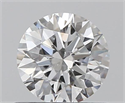 0.51 Carats, Round with Excellent Cut, E Color, SI1 Clarity and Certified by GIA