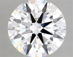 Picture of Lab Grown Diamond 2.14 Carats, Round with ideal Cut, D Color, vvs2 Clarity and Certified by IGI