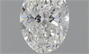 0.50 Carats, Oval H Color, SI2 Clarity and Certified by GIA