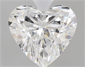 1.00 Carats, Heart E Color, SI2 Clarity and Certified by GIA