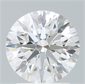 Lab Created Diamond 2.00 Carats, Round with Excellent Cut, E Color, VVS2 Clarity and Certified by IGI
