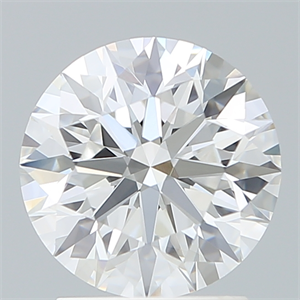 Picture of Lab Created Diamond 2.00 Carats, Round with Excellent Cut, E Color, VVS2 Clarity and Certified by IGI