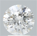 Lab Created Diamond 2.22 Carats, Round with Ideal Cut, F Color, VVS2 Clarity and Certified by IGI