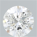 Lab Created Diamond 3.27 Carats, Round with Excellent Cut, E Color, VVS2 Clarity and Certified by IGI