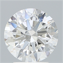 Lab Created Diamond 2.81 Carats, Round with Excellent Cut, G Color, VVS2 Clarity and Certified by IGI