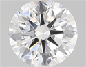 Lab Created Diamond 2.10 Carats, Round with ideal Cut, D Color, vs1 Clarity and Certified by IGI
