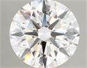 Del inventario de diamantes de laboratorio, 3.04 quilates, Redondo , Color E, claridad vvs2 y certificado IGI