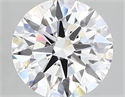 Lab Created Diamond 2.02 Carats, Round with ideal Cut, D Color, vs1 Clarity and Certified by IGI