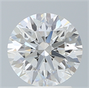Lab Created Diamond 2.11 Carats, Round with Ideal Cut, E Color, VVS2 Clarity and Certified by IGI