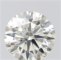 0.68 Carats, Round with Excellent Cut, J Color, SI1 Clarity and Certified by GIA