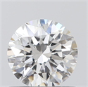 0.66 Carats, Round with Excellent Cut, E Color, VVS2 Clarity and Certified by GIA