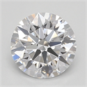 Lab Created Diamond 0.90 Carats, Round with ideal Cut, D Color, vs2 Clarity and Certified by IGI