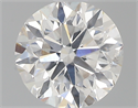 0.70 Carats, Round with Very Good Cut, F Color, SI2 Clarity and Certified by GIA