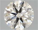 0.61 Carats, Round with Excellent Cut, J Color, VS2 Clarity and Certified by GIA