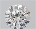 0.40 Carats, Round with Excellent Cut, F Color, VVS2 Clarity and Certified by GIA