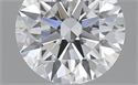 0.63 Carats, Round with Excellent Cut, D Color, IF Clarity and Certified by GIA