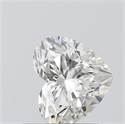 0.69 Carats, Heart G Color, VS2 Clarity and Certified by GIA