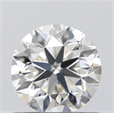 0.70 Carats, Round with Very Good Cut, H Color, VVS2 Clarity and Certified by GIA