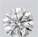 0.52 Carats, Round with Excellent Cut, G Color, IF Clarity and Certified by GIA