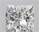 0.90 Carats, Princess F Color, VS1 Clarity and Certified by GIA