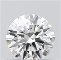 0.40 Carats, Round with Excellent Cut, E Color, VVS1 Clarity and Certified by GIA