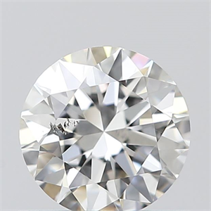 Picture of 0.50 Carats, Round with Excellent Cut, G Color, SI2 Clarity and Certified by GIA