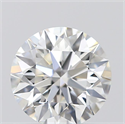 0.61 Carats, Round with Excellent Cut, G Color, IF Clarity and Certified by GIA